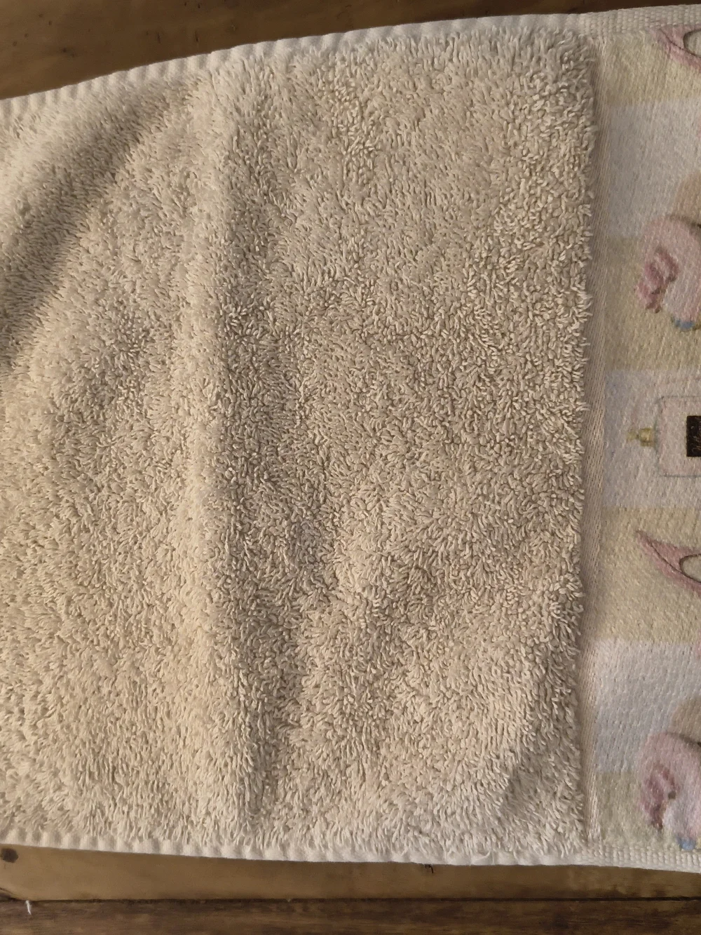Hand Towel Pair with Pink Fashion Motif